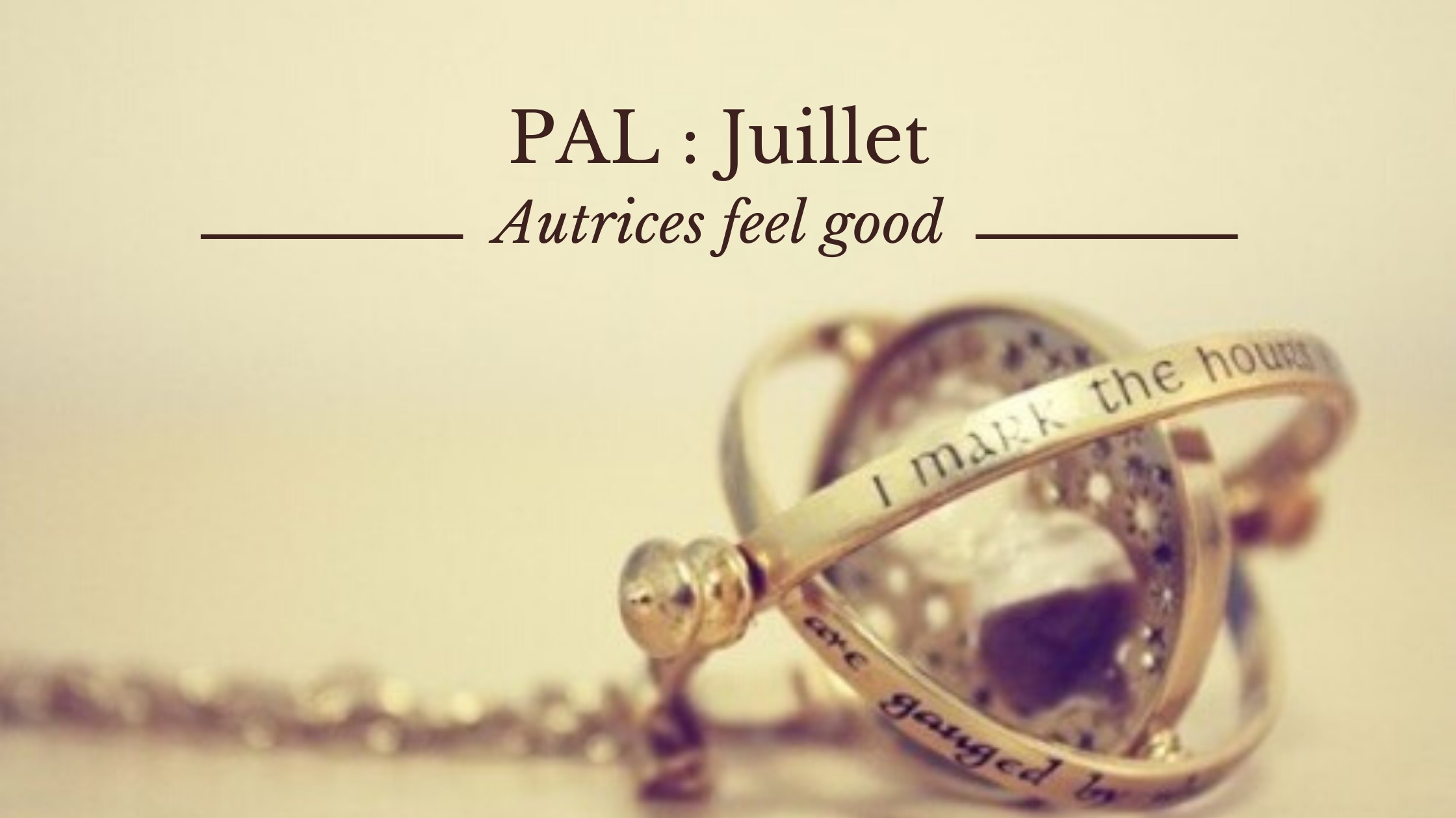PAL du mois de Juillet